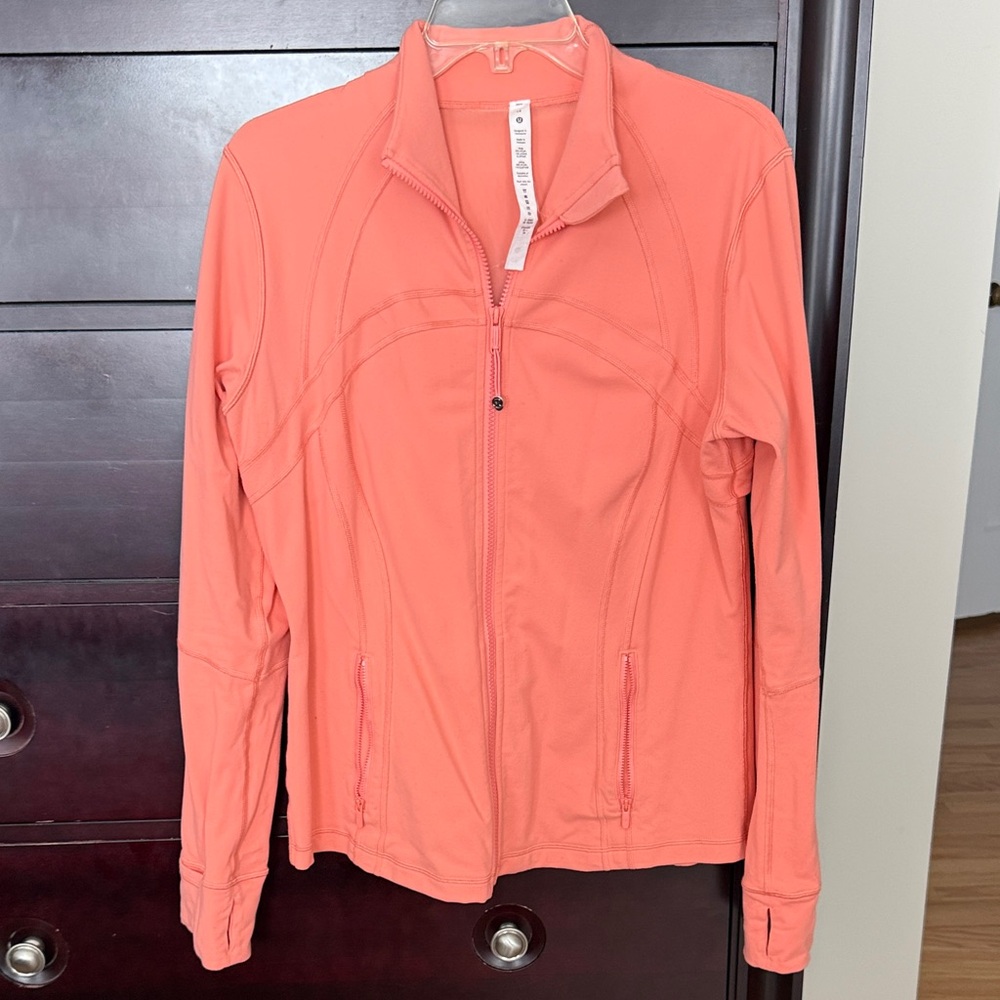 Lululemon Athletica Coral Zip-Up Jacket